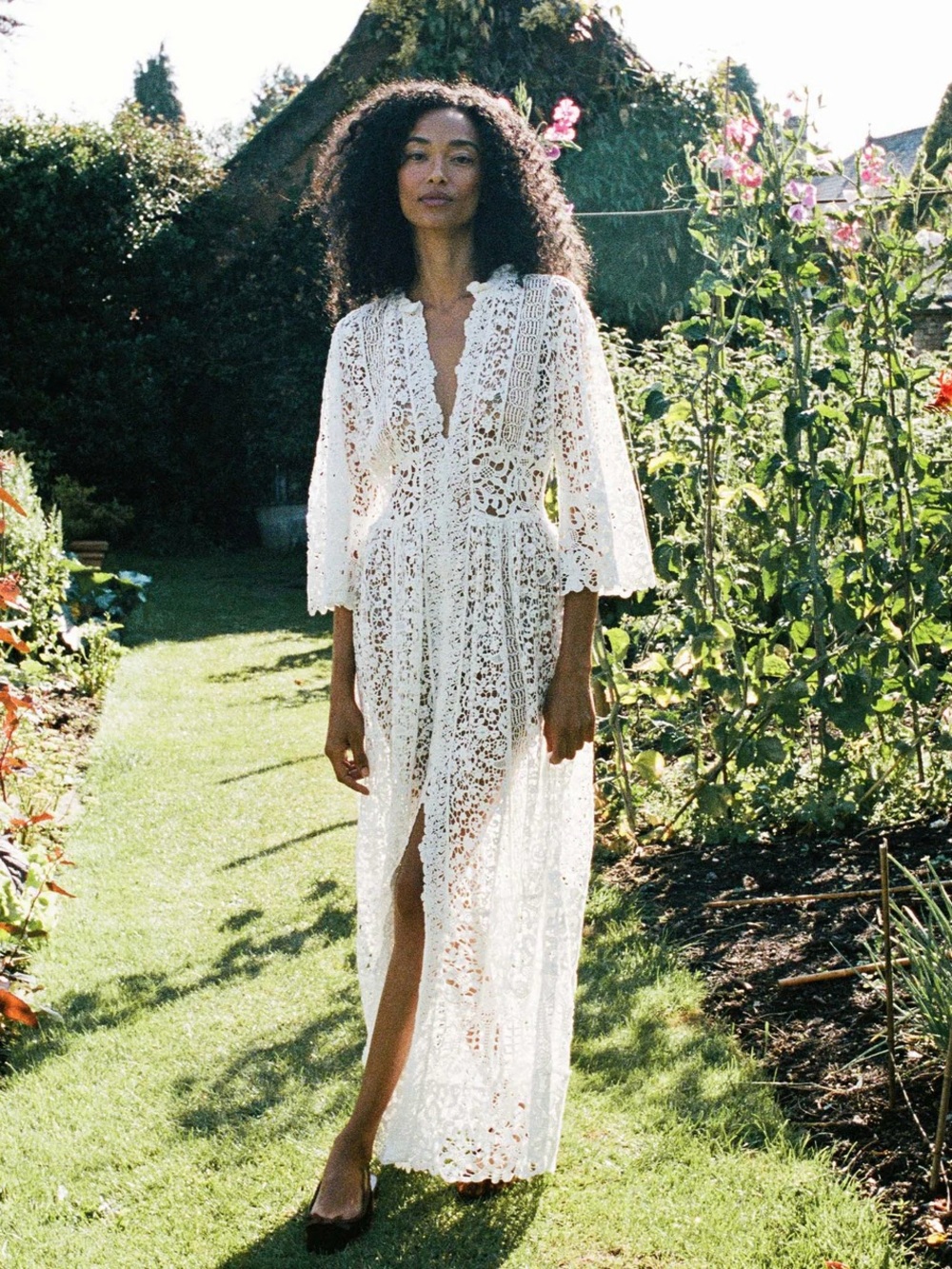 Doen Astrea Lace Dress Heirloom Salt Small